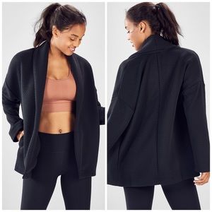 Fabletics Vanessa Quilted Cocoon Cardigan